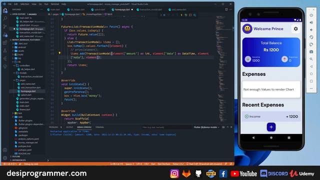[FLUTTER] Updating Money Manager app with Charts , Hive DB | V2 смотреть онлайн