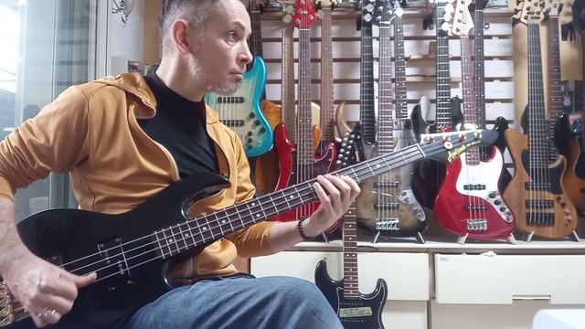 Vintage Japanese Basses: Aria Pro II RSB Deluxe, 1984 Preshipment Test / BASS REVIEW / SOUND CHECK. смотреть онлайн