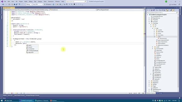 ASP.NET Core, Angular, PostgreSQL web app. Part 1. Create app, DB context, Users registration смотреть онлайн