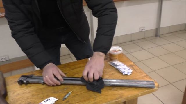 Внимание! Полный процесс воронения с удалением коррозии на стволах. смотреть онлайн