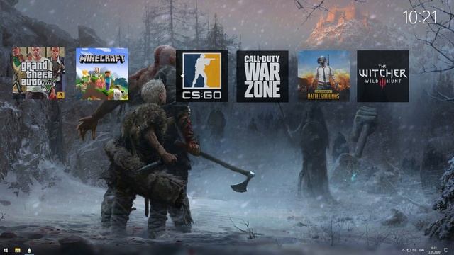 Рабочий стол в стиле PS4 для Windows 10 | Rainmeter смотреть онлайн