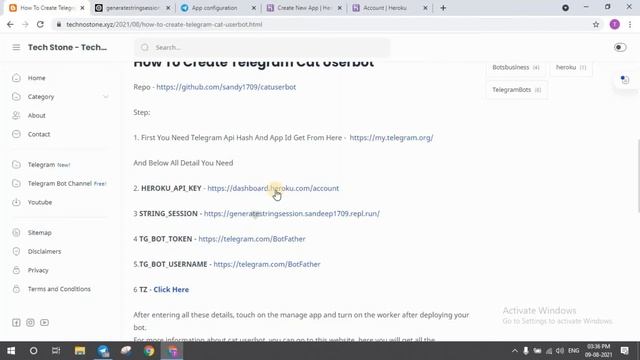 How to Create Telegram Catuserbot | Deploy Catuserbot On Heroku смотреть онлайн