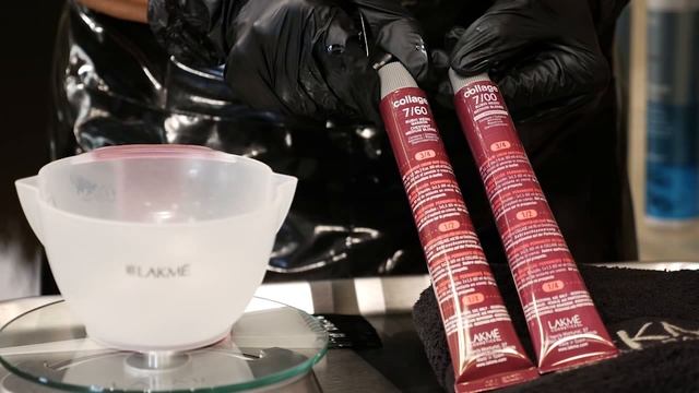 Профессиональное окрашивание волос краской Collage от LAKME смотреть онлайн
