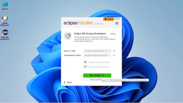 How to Install Eclipse IDE 2022-03 for java on Windows 10/11 смотреть онлайн