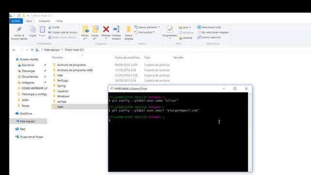 Cómo instalar Git en WIndows 10 y crear un repositorio local смотреть онлайн