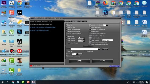 Halabtech Tool v0 .3 Remove Samsung FRP, App Manger, HTC Fastboot Tool смотреть онлайн