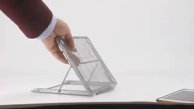 Складная металлическая подставка для ноутбука и планшета Base Flat Table, регулируемая смотреть онлайн