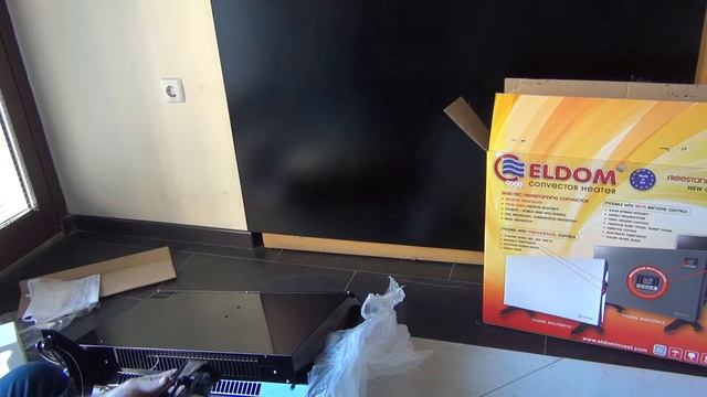 Eldom RH01F20W-S Floor Standing Convector Heater Unboxing and Test смотреть онлайн
