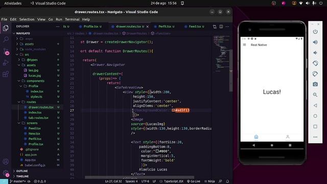 Drawer Navigation!#reactnative смотреть онлайн