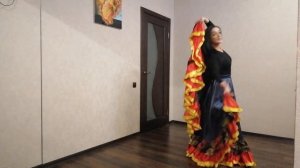 A piece of video from a gypsy dance lesson -Lesson - 2. Фрагмент цыганского танца.Урок -2.