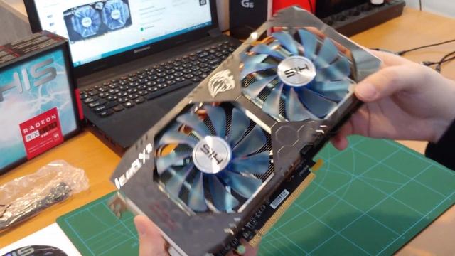 HIS AMD Radeon RX580 8gb IceQ X² распаковка