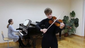 Г. Венявский. Концерт №2 (1-2 части), исп. Дарья Седых (скрипка), концертмейстер Виктория Вохмина.