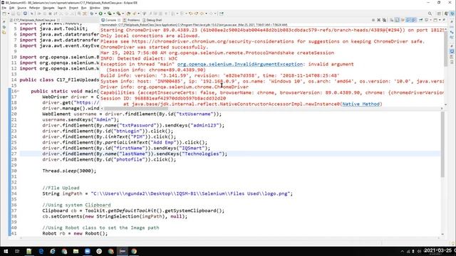 32 File Uploads RObot Class смотреть онлайн