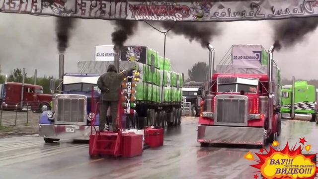 Гонки на грузовиках. Драг рейсинг. Это безумие!!! Самые мощные и грузовики в мире