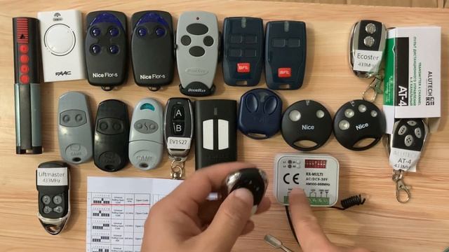 RX MULTI 300-868MHz Universal Gate Garage Door Remote Control Receiver Controller AC/DC9-30V смотреть онлайн