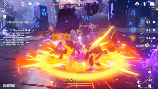 Physical Razor Destroying New Abyss 12 - Physical Razor Build | Genshin Impact смотреть онлайн