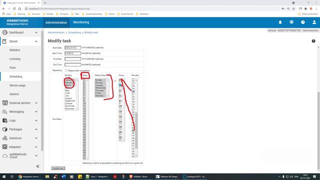 webMethods Scheduler Service смотреть онлайн