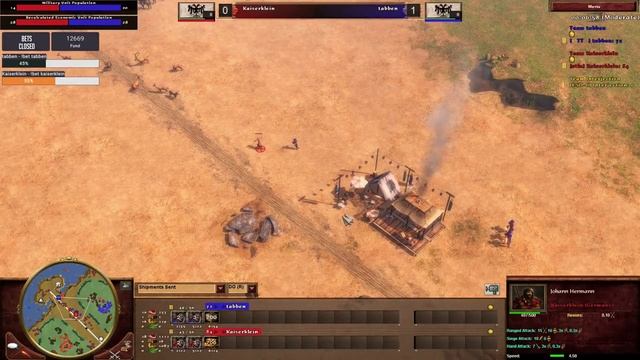 [AoE3] FINALS! tabben vs Kaiserklein — Tri Civ Cup // ESOC Grand Tour S2 смотреть онлайн