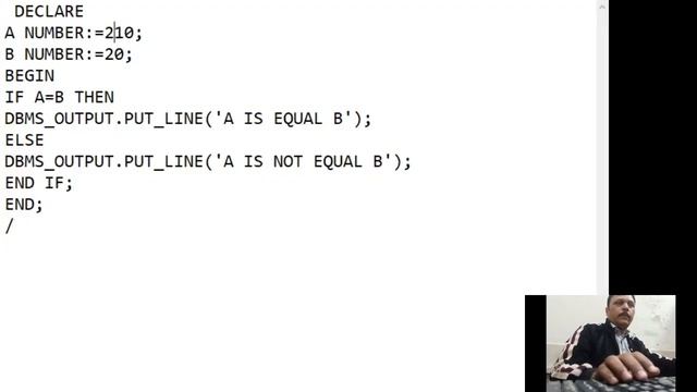 Conditional Control IF ELSE | Oracle PLSQL смотреть онлайн