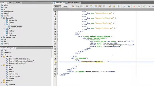 Mini-CMS/Prepared Statements - Introduktion til Mini-CMS - PHP og MySQLi med prepared statements смотреть онлайн