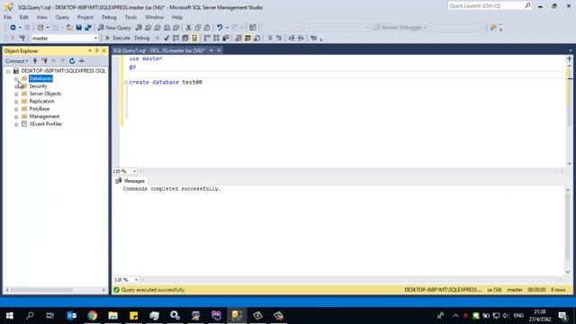 Create Database Collation Thai SQL Server 2017 смотреть онлайн