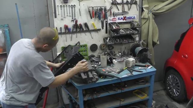 ВАЗ 2109. Приварка передней панели. смотреть онлайн