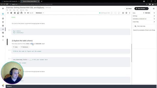 Kaggle курсы на русском - Введение в SQL - 1 задание смотреть онлайн