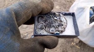 Поиски металла на свалке , сбор алюминевых банок