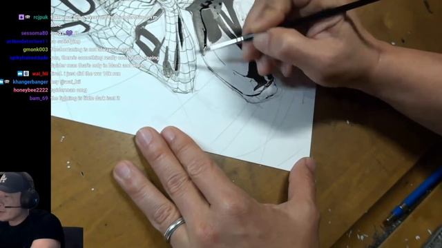 #ArtRush - Jim Lee drawing Spider Man смотреть онлайн
