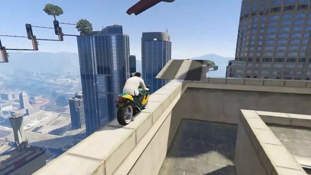 GTA 5 Online Эпичные мото трюки #6 смотреть онлайн