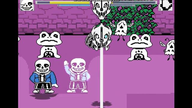 Санс против Гастера (Sans VS Gaster). Кто сильнее? #1 смотреть онлайн