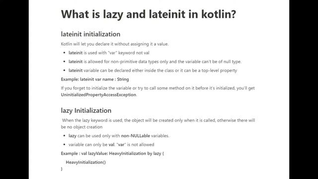 Top 5 Kotlin Interview Questions With Answers || Android Interview Questions For Beginners смотреть онлайн