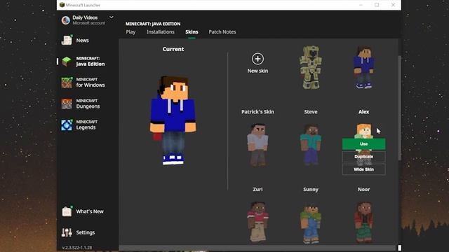 How To Change Your Skin in Minecraft 1.19.3 Java Edition смотреть онлайн