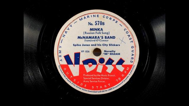 MINKA & McNAMARA'S BAND by Spike Jones on V-Disc смотреть онлайн