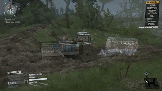 Spintires MudRunner ►Обзор мода►MTZ-80 смотреть онлайн