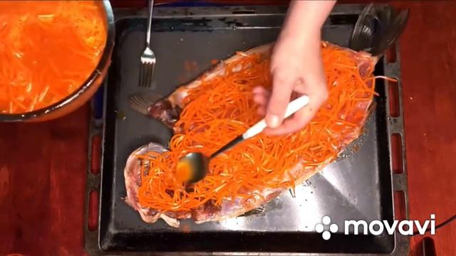 Рыба. Рыба в духовке. Сазан. Домашний рецепт. Всем любителям рыбы посвящается. смотреть онлайн
