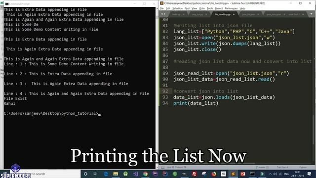Python CSV and JSON Tutorial Part 10 смотреть онлайн