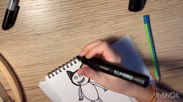 Рисуем мультяшного кота! смотреть онлайн