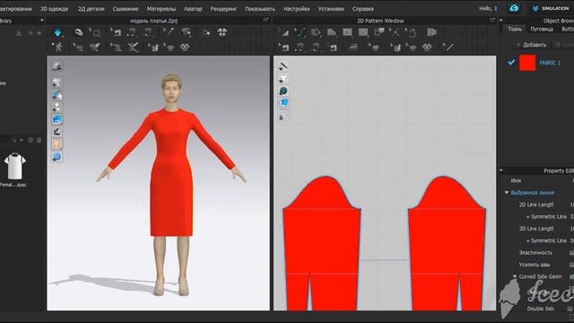CLO 3D Часть 3а - Конструктивное моделирование смотреть онлайн