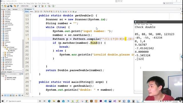 Lập trình Java - Sử dụng regex để check nhập dữ liệu double смотреть онлайн