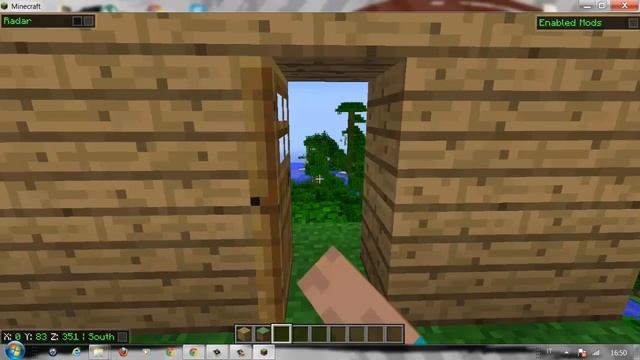 How to open a door | Minecraft смотреть онлайн