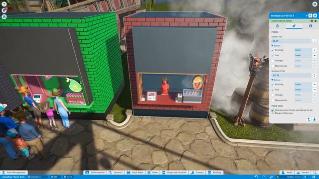 Planet Coaster Gameplay Walkthrough Part 5 - CRAZY LOG FLUME BUILD (Water Log Ride) смотреть онлайн