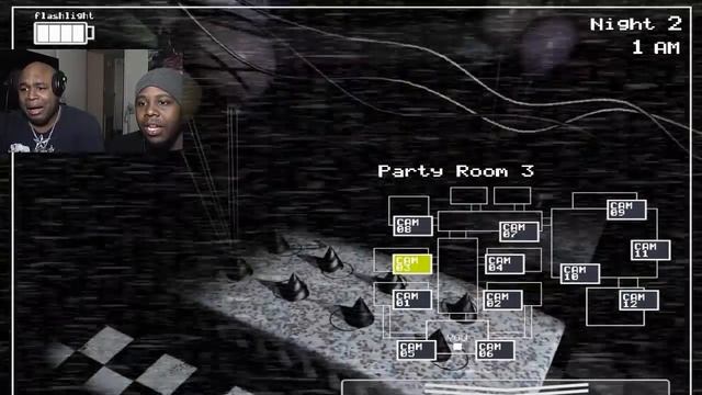SLAPPED MY FRIEND OUT OF FEAR!!! - Five Nights At Freddy's 2 Night 2 Attempt смотреть онлайн