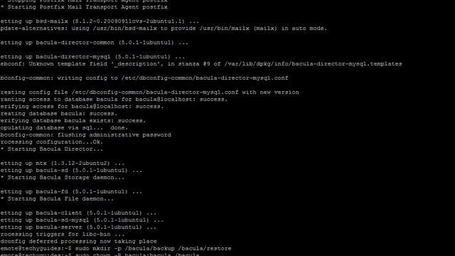 Setup bacula on Ubuntu Linux смотреть онлайн