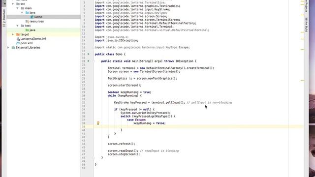 Lanterna 3, Console Text GUI Library for Java, Part 2 of 4 смотреть онлайн