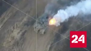 Палестинский дрон подбил израильскую «Меркаву» - Россия 24