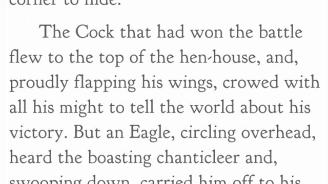 Aesop’s Fables The Fighting Cocks and the Eagle смотреть онлайн