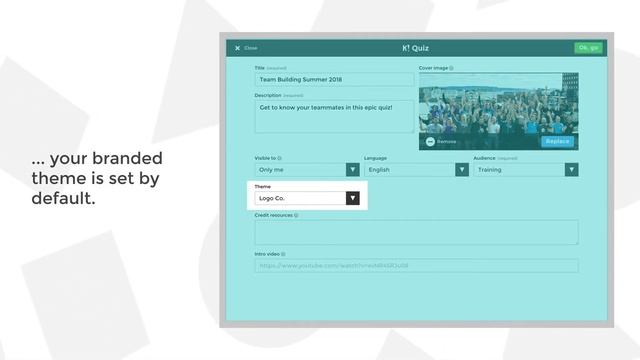 Kahoot! for businesses: how to add your logo and brand games смотреть онлайн