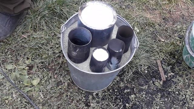 Отливка круглой болванки из алюминия для ведущего шкива гриндера. Расплавил ведро алюминия. смотреть онлайн