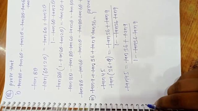 tan8θ−tan6θ−tan2θ=tan8θ tan6θ tan2θ.tan36+tan9+tan36*tan9=1 .tan3x tan2x tan x=tan3x-tan2x-tan x смотреть онлайн